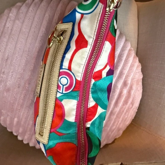 Coach Poppy Colorful Purse - Picture 10 of 12